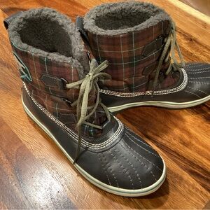 Sorel Gray Fur-Lined Boots